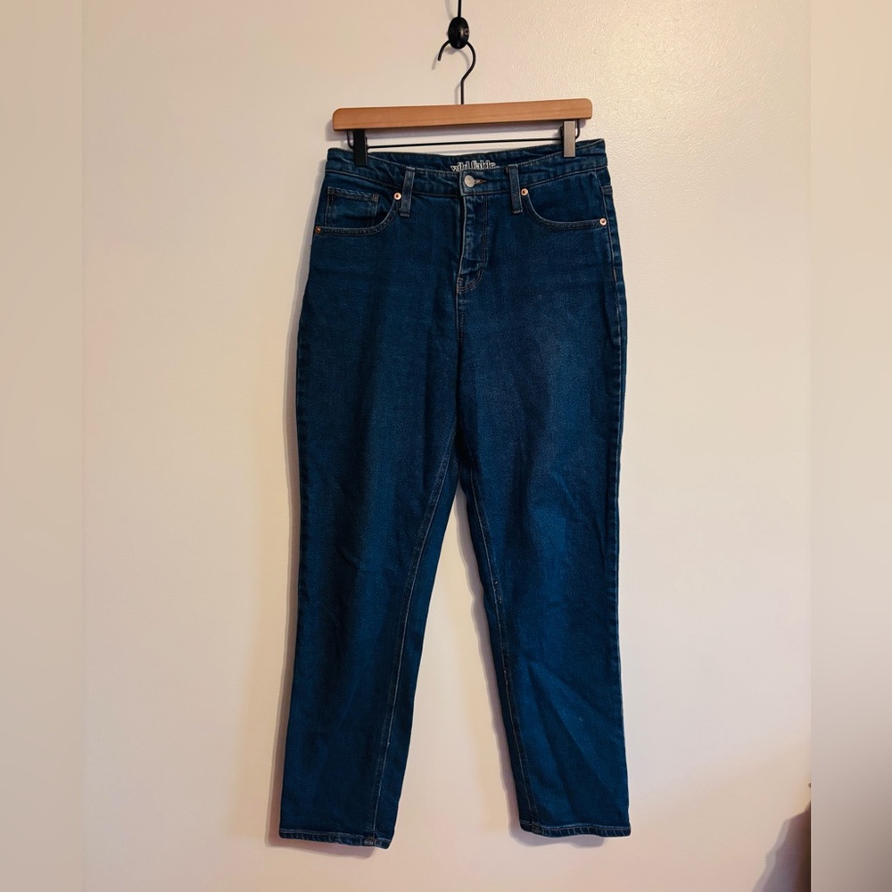 Wild Fable medium wash high waisted jeans size 8